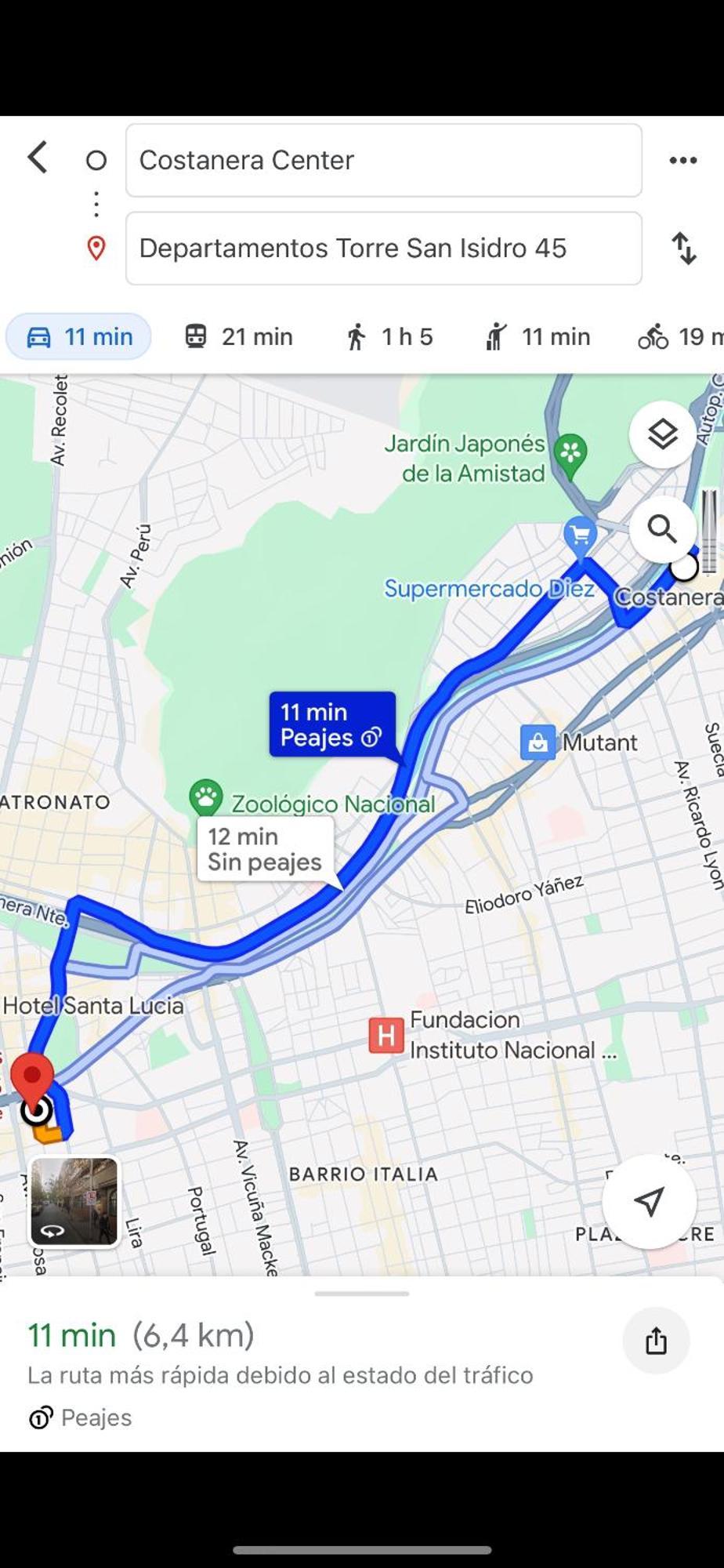 1asalida Estacion Metro Santa Lucia Appartamento Santiago del Cile